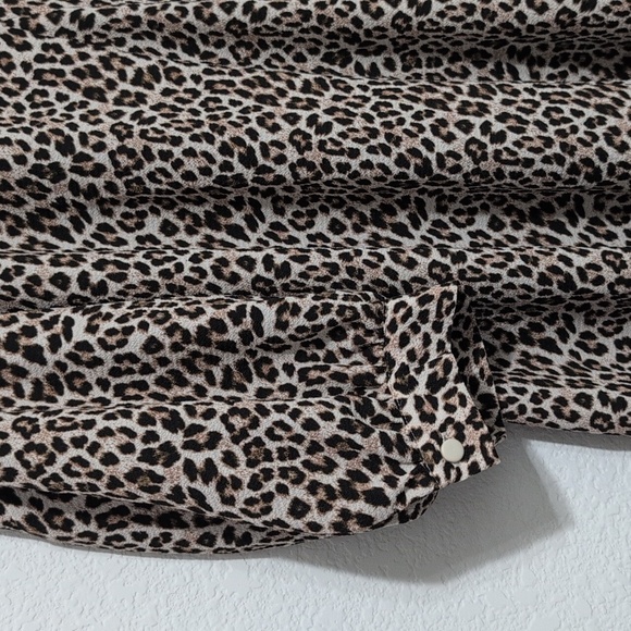 Asos Design Leopard Print Women's Maternity Tent Dress Size 10 - Picture 2 of 10